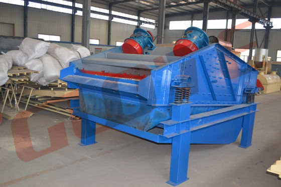 220V/380 Voltage Large Output Mine Screening Feldspar Vibrating Scalper Dewatering Screen Machine