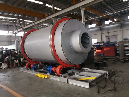 Mineral High Temperature Silica Sand Drum Rotary Dryer  For Mining Processing