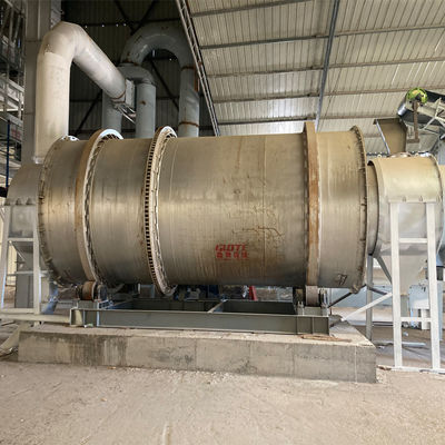 Mineral High Temperature Silica Sand Drum Rotary Dryer  For Mining Processing