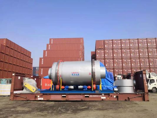 Mineral High Temperature Silica Sand Drum Rotary Dryer  For Mining Processing