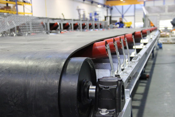 1 Inclined Conveyor PVC Rubber Belt for Mining Ore Sand And Gravel Stone Construction