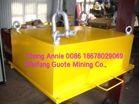 Paper Mill Conveyor Permanent Magnet Ferrous Magnetic Separator at with Electric Motor