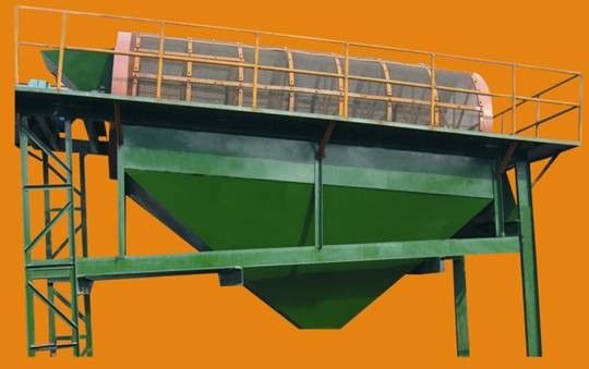 Gravity Separator Trommel Screen for Compost Chemical Coal Antimony Seiving Machine