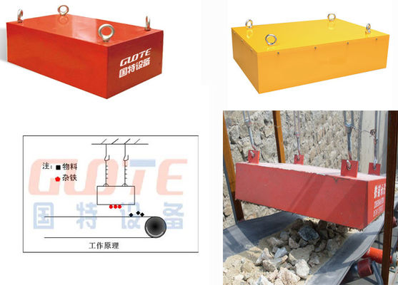 Powerful Suspended Permanent Magnet Iron Separator for Stone and Conveyor Belt