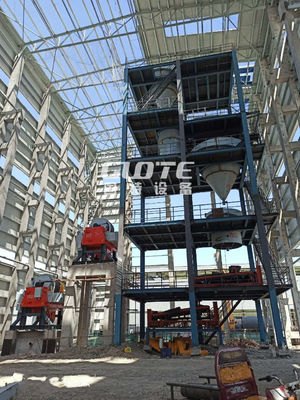 Silica Sand Washing Machine Plant With Output Size 40-120mesh And Screening Function