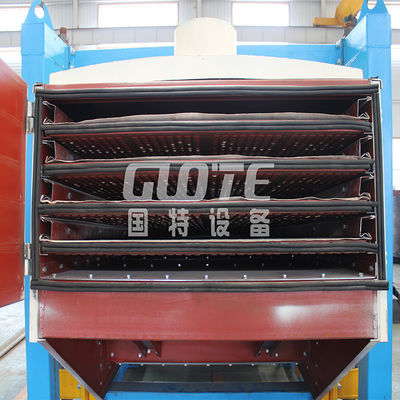 Silica Sand Square Vibrating Screen for Fine Particles Video Inspection and 1-5 Layers