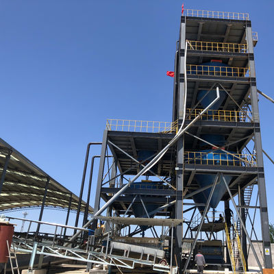 Complete Set Silica Sand Upgrading Plant 100 Tons Increase in SiO2 Grade and Fe203 Removal