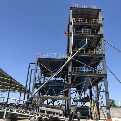 PLC Controlled 50 TPH 100 TPH Sand Washer Washing Process Plant for Silica Sand Crusher