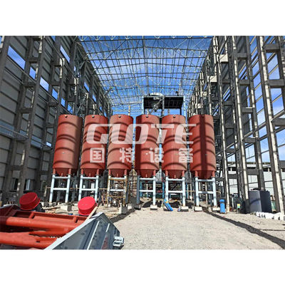 Pump-Driven Acid Wash Plant for 1-10cm Quartz Stone/4-120mesh Quartz Sand Washing