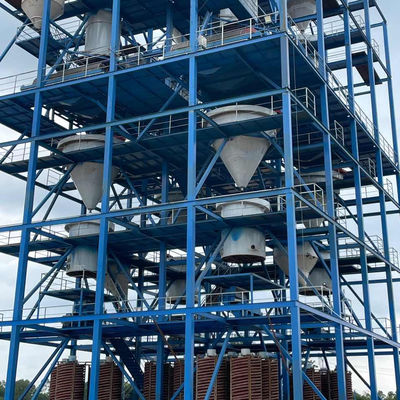 Raw Material Processing Line Transforming Stones Rocks and Ores into Glass Grade Sand