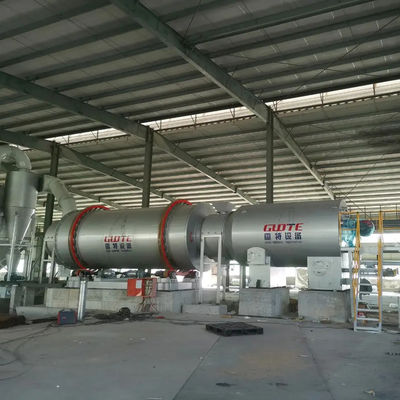 Stainless Steel 304 Three Rotary Drum Dryer for Silica Sand of Block Size