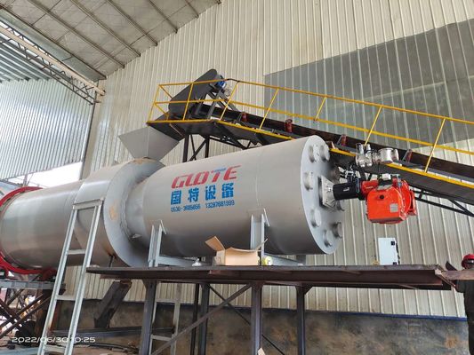 Low Fuel Consumption CE Approved Rotary Drum Dryer for Drying Sand Below 20-40mm SUS304L