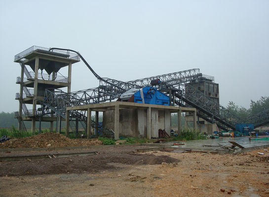 High Performance  Cone Crusher For Wet Silica Sand Glass Sand Production Line