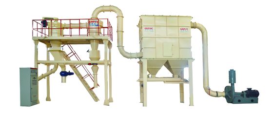 Calcium Carbonate Powder Air Classifier Separator Production Line with Steel Structure