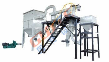 Calcium Carbonate Machinery Air Classifier Machine for Dry Powder 2-150 Micron Classifying