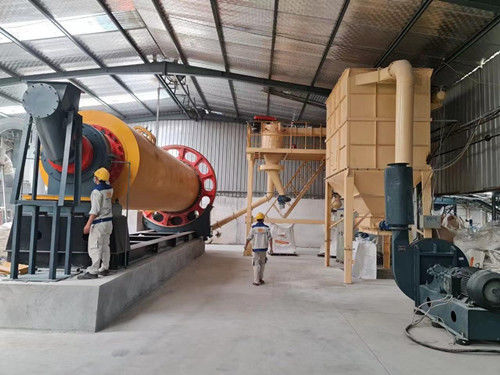 325-1250 Mesh Quartz Powder Making Ball Mill with 1-50T/H Capacity and PLC Control