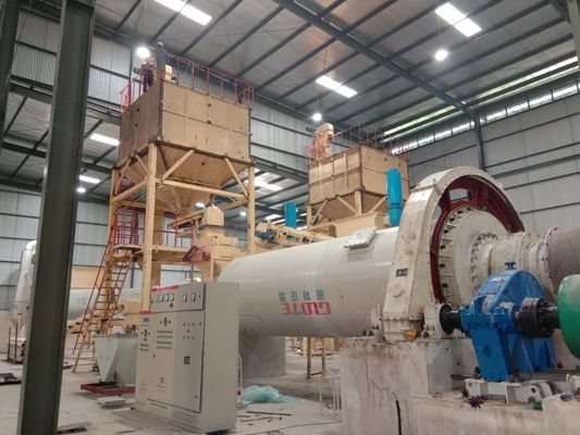 710-1500 r/min Blower Rotating Speed Stone Grinding Crushing Ball Mill with High Purity