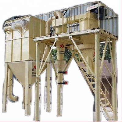 710-1500 r/min Blower Speed Powder Concentrator Air Classifier Machine With Cyclone