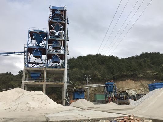 Silica Sand Grinding Process Plant for Glass Grade Sand Washing and Classification