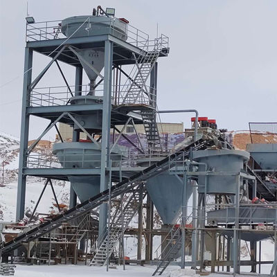 10000 KG Capacity Quartz/Silica Sand Process Plant Sand Washer Production Line