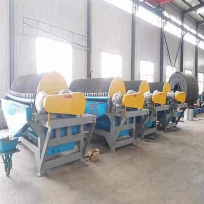 2350 KG Wet Magnetic Drum Separator for Magnetite Ilmenite Tantalum Easy Installation