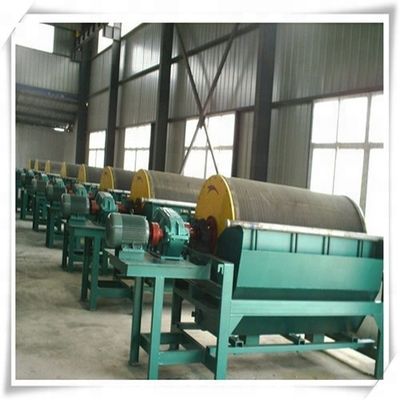 2350 KG Wet Process Low Intensity Mineral Separator Dry Magnetic Drum Separator With Gauss