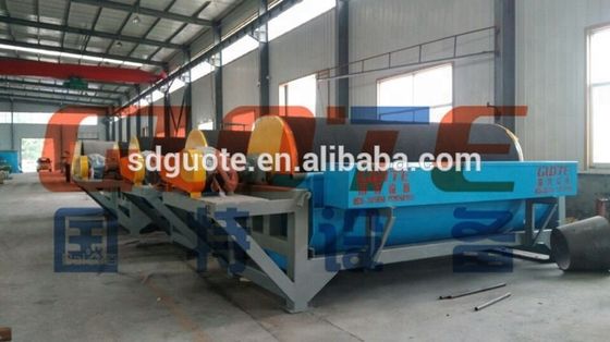 2350 KG Wet Process Low Intensity Mineral Separator Dry Magnetic Drum Separator With Gauss