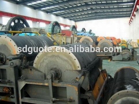 Cylinder Size 400*600mm Wet and Dry Drum Magnetic Separator for Iron Sand Processing Plant